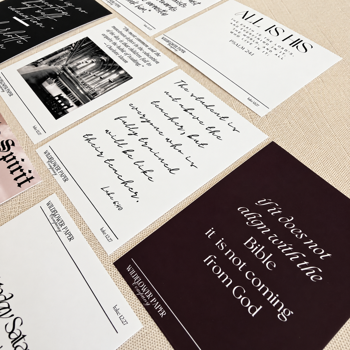 Christian Journal Card Set
