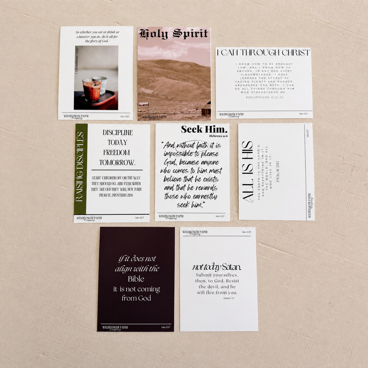 Christian Journal Card Set