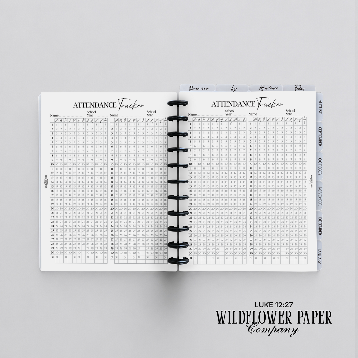 Christian Homeschool Planner (Digital File Only)