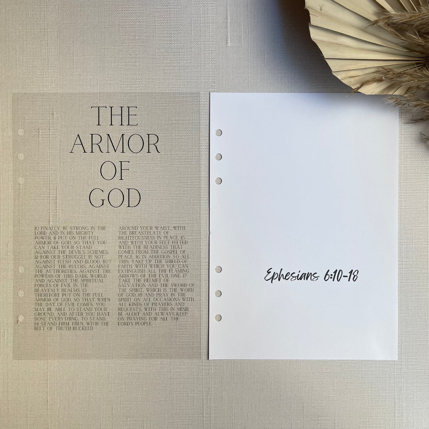 A5 The Armor of God Dashboard