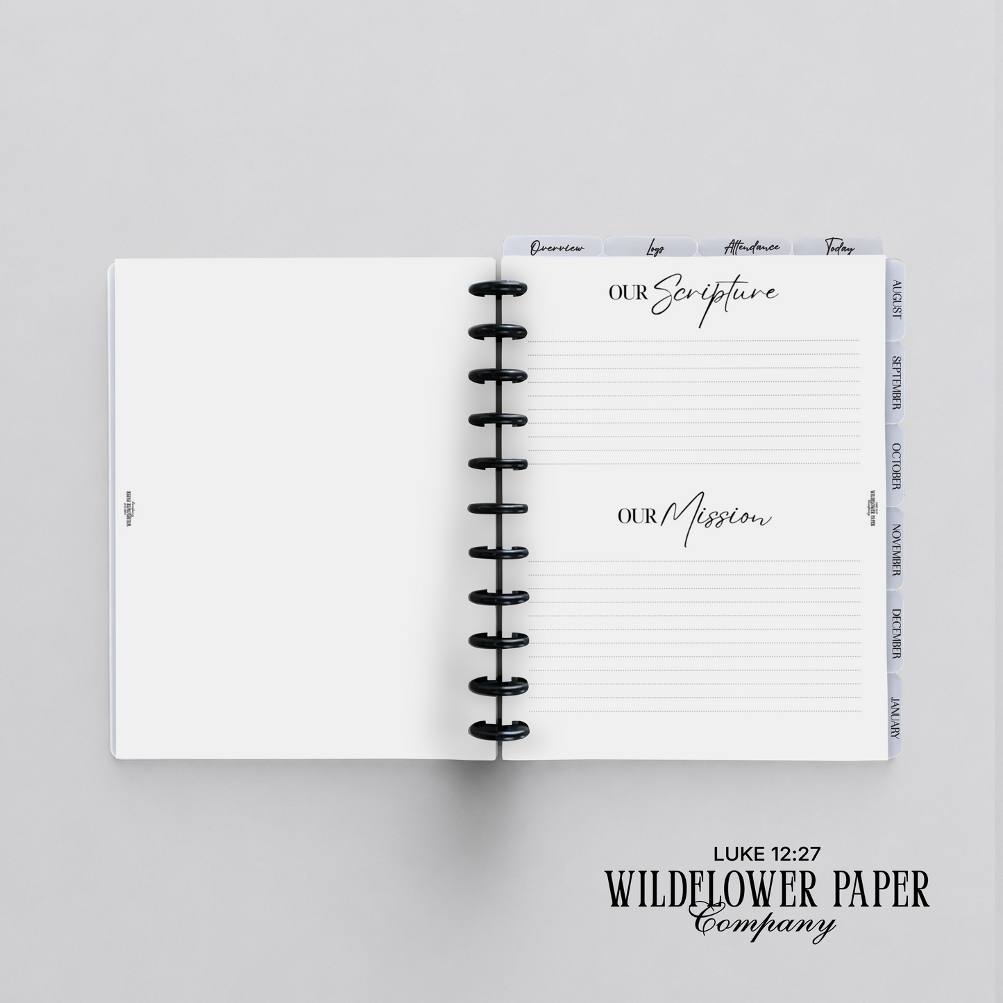 Christian Homeschool Planner (Digital File Only)