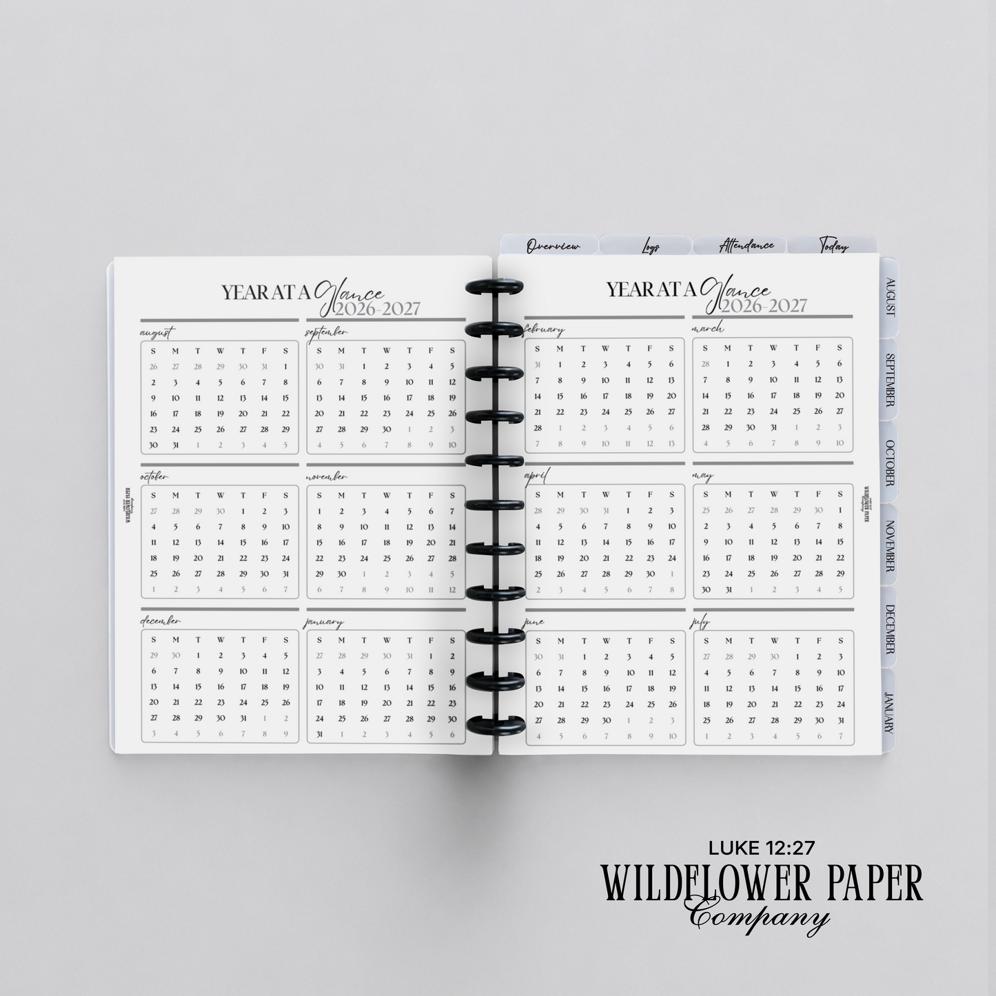 Christian Homeschool Planner (Digital File Only)